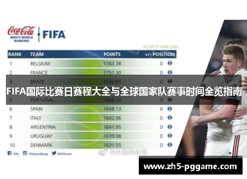 FIFA国际比赛日赛程大全与全球国家队赛事时间全览指南